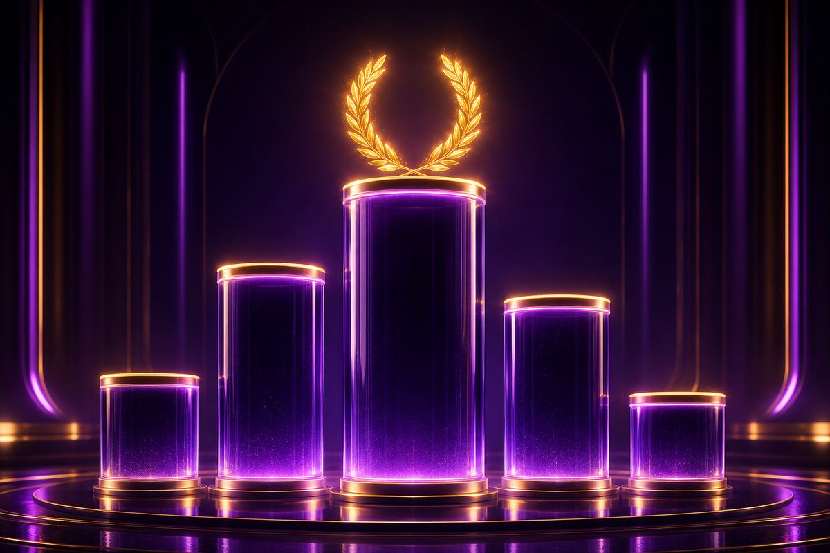 Podiumuri de cazinouri online licențiate ONJN, comparație pe scenă violet